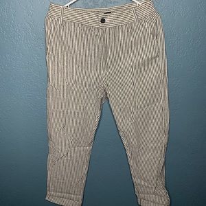Pin stripe cotton pants